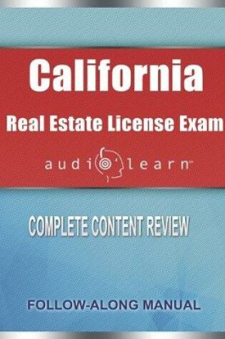 Cover of California Real Estate License Exam AudioLearn