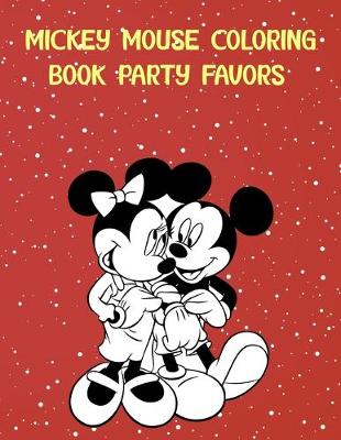 Book cover for Mickey Mouse Coloring Book Party Favors