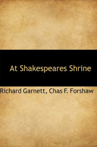 Cover of At Shakespeares Shrine