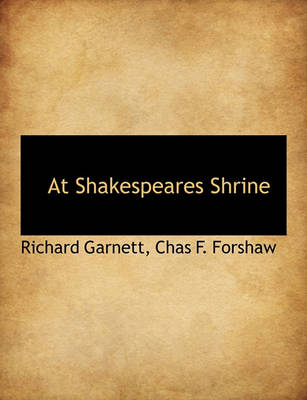 Book cover for At Shakespeares Shrine