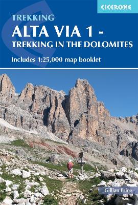 Book cover for Alta Via 1 - Trekking in the Dolomites