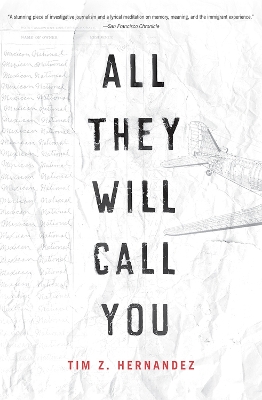 Book cover for All They Will Call You