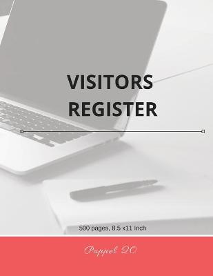 Book cover for Visitors Register