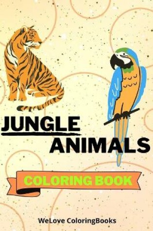 Cover of Jungle Animals Coloring Book