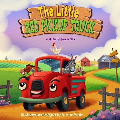 Book cover for The Little Red Pickup Truck