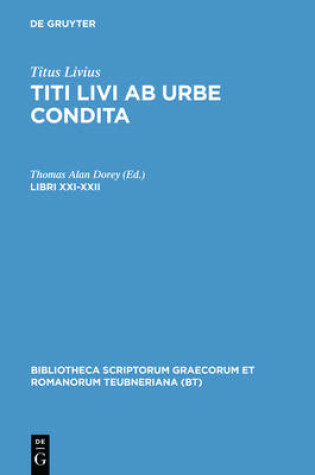Cover of Libri XXI-XXII