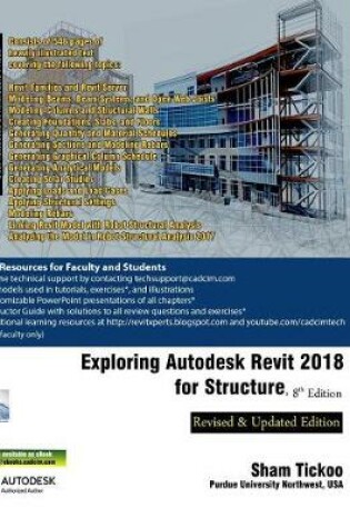 Cover of Exploring Autodesk Revit 2018 for Structure