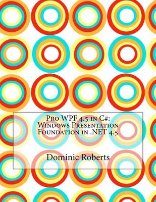 Book cover for Pro Wpf 4.5 in C#