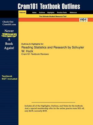 Book cover for Studyguide for Reading Statistics and Research by Huck, Schuyler W., ISBN 9780205510672