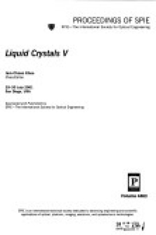 Cover of Liquid Crystals V