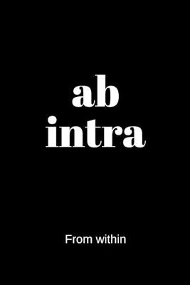 Book cover for ab intra - From within