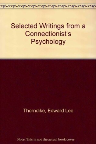 Cover of Selected Writings from a Connectionist's Psychology