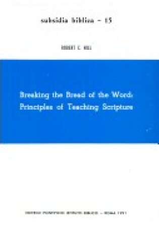 Cover of Breaking the Bread of the Word