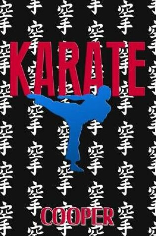 Cover of Karate Wide Ruled Notebook