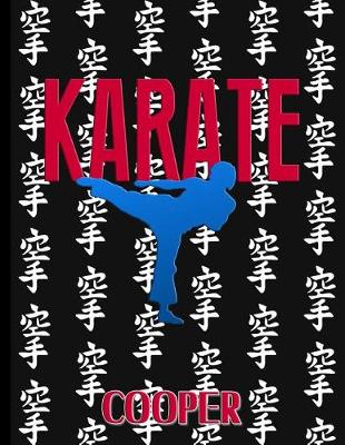 Book cover for Karate Wide Ruled Notebook