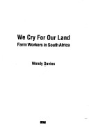 Book cover for We Cry for Our Land