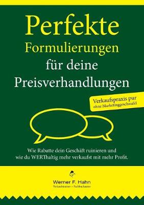 Book cover for Perfekte Formulierungen fur deine Preisverhandlungen