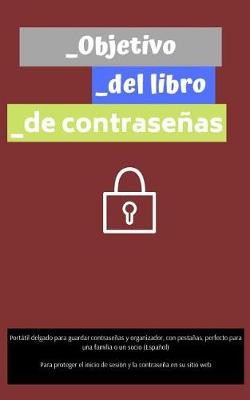 Book cover for Objetivo del libro de contrase�as