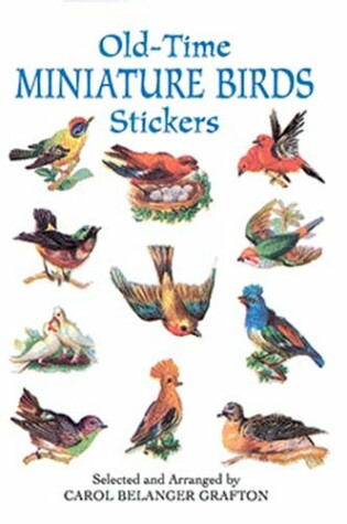 Cover of Old-Time Miniature Birds Stickers