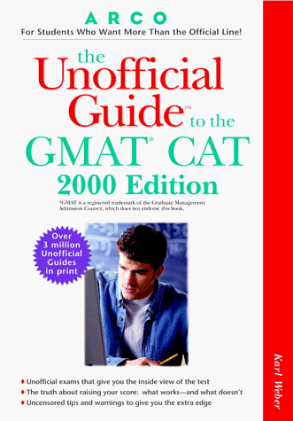 Book cover for The Unofficial Guide to the Gmat Cat