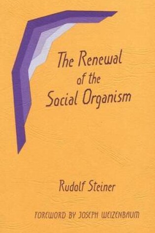 Cover of The Renewal of the Social Organism