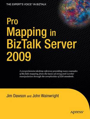Book cover for Pro Mapping in Biztalk Server 2009