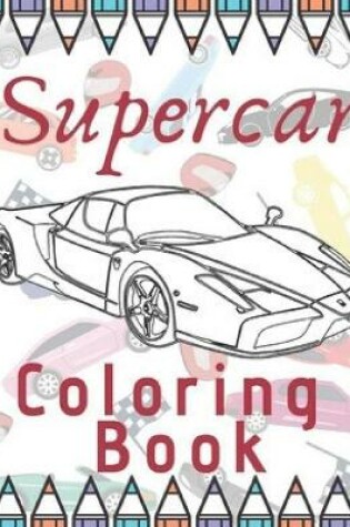 Cover of Supercar Coloring Book