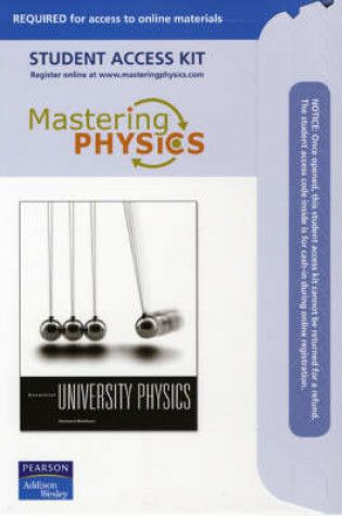 Cover of Student Access Kit for Mastering Physics for Essential University Physics