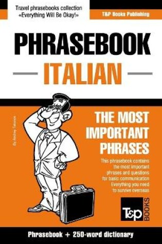 Cover of English-Italian phrasebook and 250-word mini dictionary