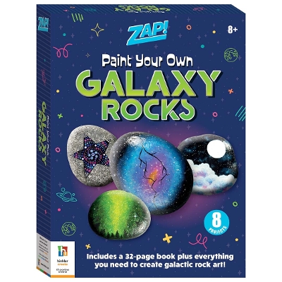 Book cover for Zap! Paint Your Own Galaxy Rocks