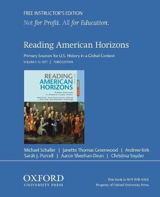 Book cover for Reading American Horizons