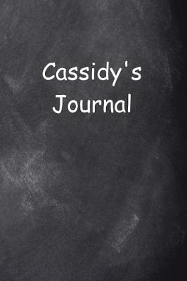 Book cover for Cassidy Personalized Name Journal Custom Name Gift Idea Cassidy