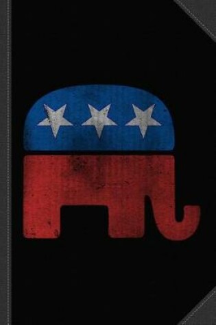 Cover of Republican Elephant Vintage Journal Notebook