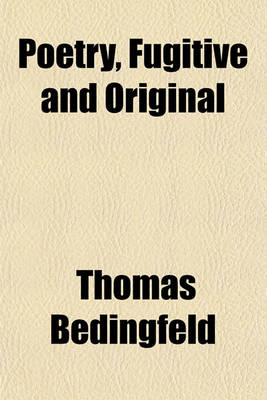 Book cover for Poetry, Fugitive and Original