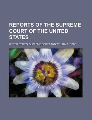 Book cover for Reports of the Supreme Court of the United States (Volume 99)