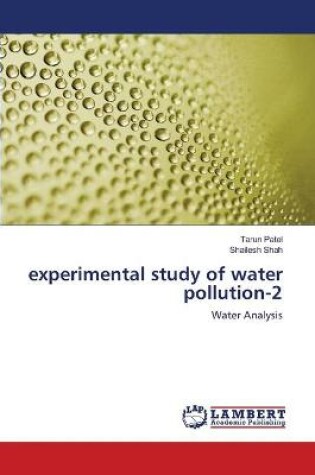 Cover of experimental study of water pollution-2