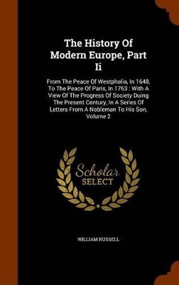 Book cover for The History of Modern Europe, Part II