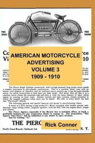 Cover of American Motorcycle Advertising Volume 3