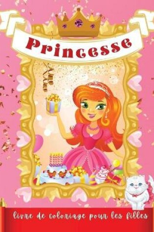 Cover of Princesse livre de coloriage pour les filles