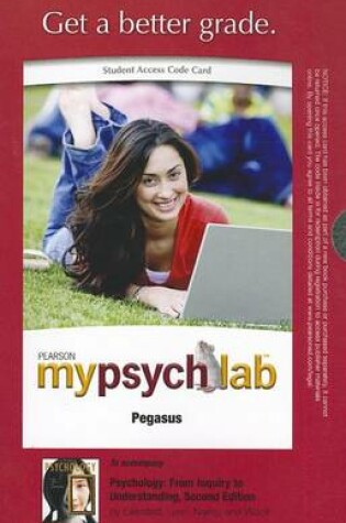 Cover of NEW MyLab Psychology  Pegasus Student Access Code for Psychology