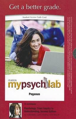 Book cover for NEW MyLab Psychology  Pegasus Student Access Code for Psychology