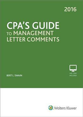 Book cover for CPA's Guide to Management Letter Comments (2016)