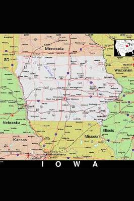 Book cover for The Map of the State of Iowa Journal