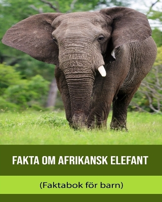 Book cover for Fakta om Afrikansk elefant (Faktabok för barn)