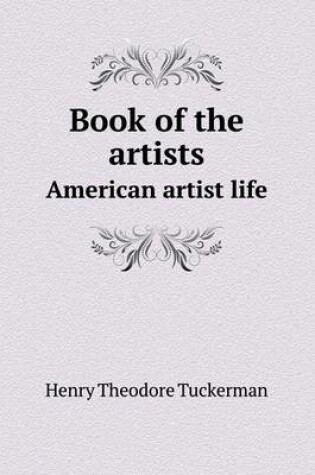 Cover of Book of the artists American artist life