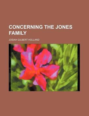 Book cover for Concerning the Jones Family