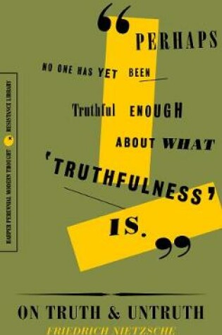 Cover of On Truth and Untruth