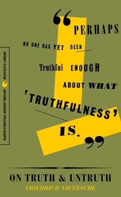 Book cover for On Truth and Untruth