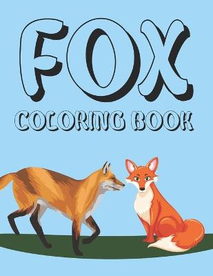 Book cover for Fox Coloring Book