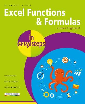 Book cover for Excel Functions and Formulas in easy steps